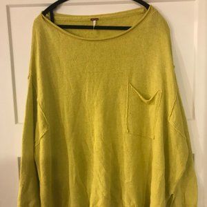 Free People Yellow Top